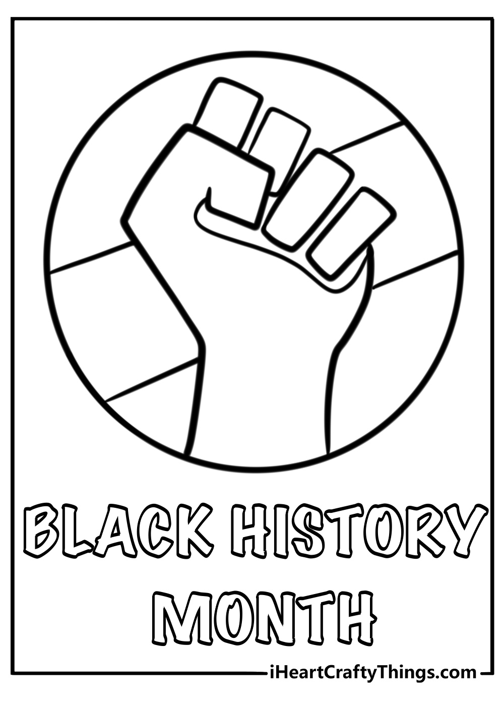 Printable Black History Coloring Pages