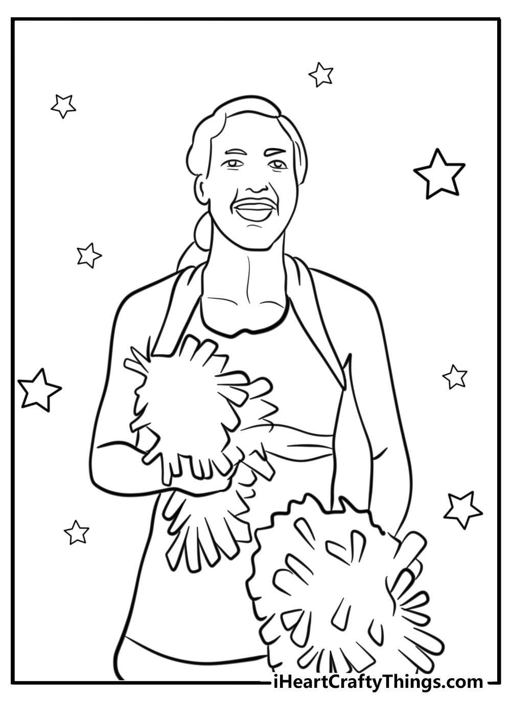 26 New Cheerleader Coloring Pages 100 Free To Print 
