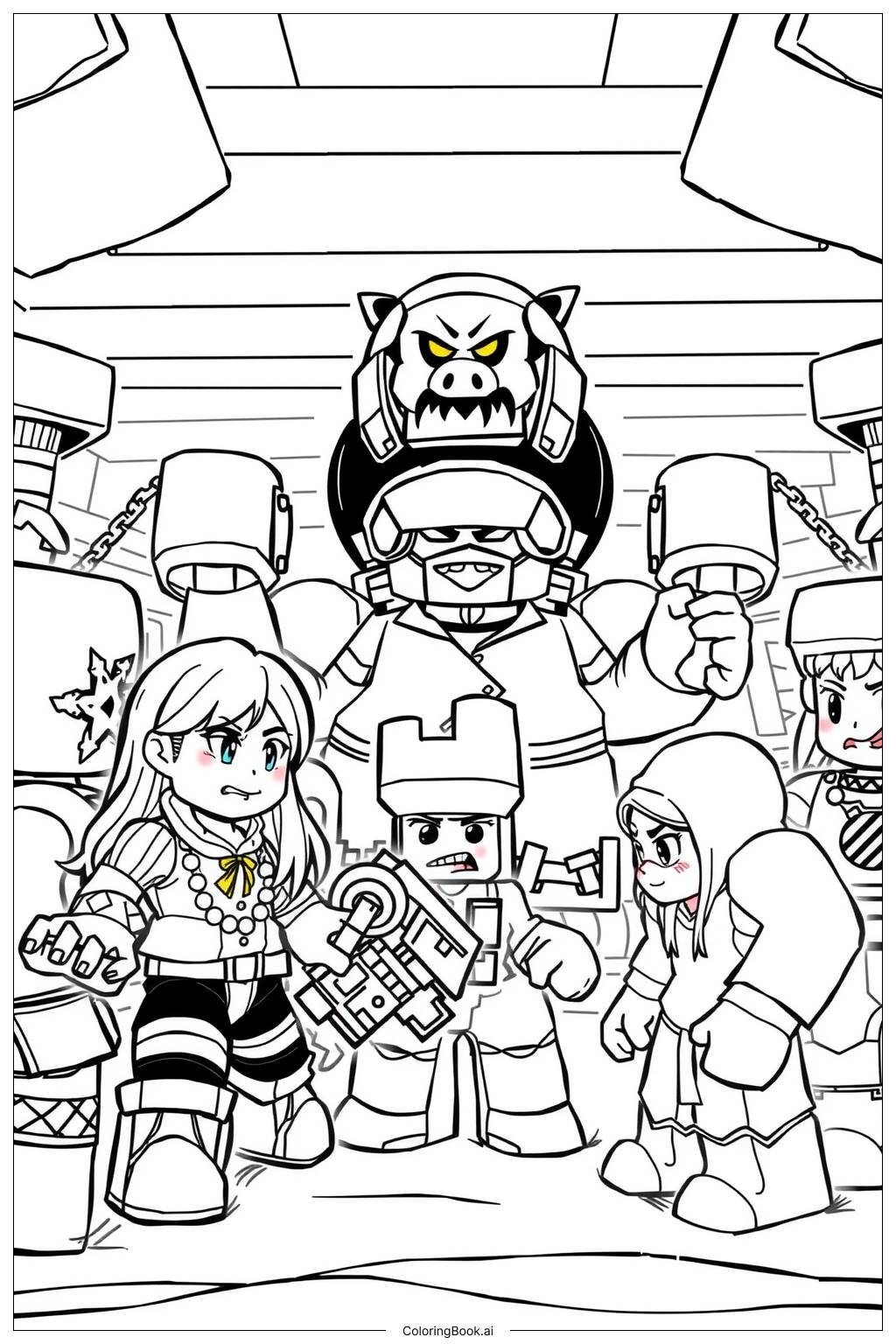 Roblox Free Printable Coloring Pages