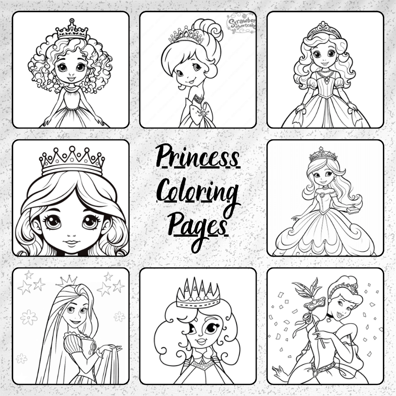 50 Princess Coloring Pages Free Pdf Printables 50 Princess Coloring Pages Free Pdf Printables