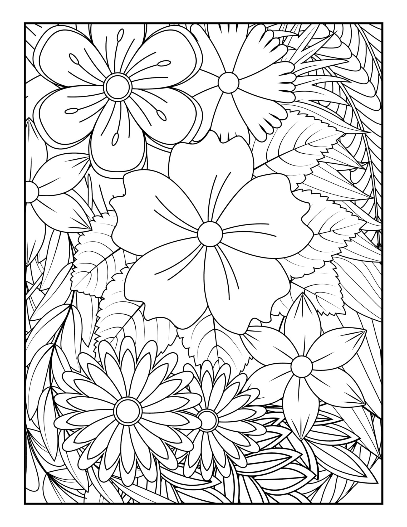 50 Printable Floral Anxiety Relief Coloring Pages For Adults And Teens Stress Relief Digital Download Great Gift Etsy 50 Printable Floral Anxiety Relief Coloring Pages For Adults And Teens Stress Relief Digital Download Great Gift Etsy