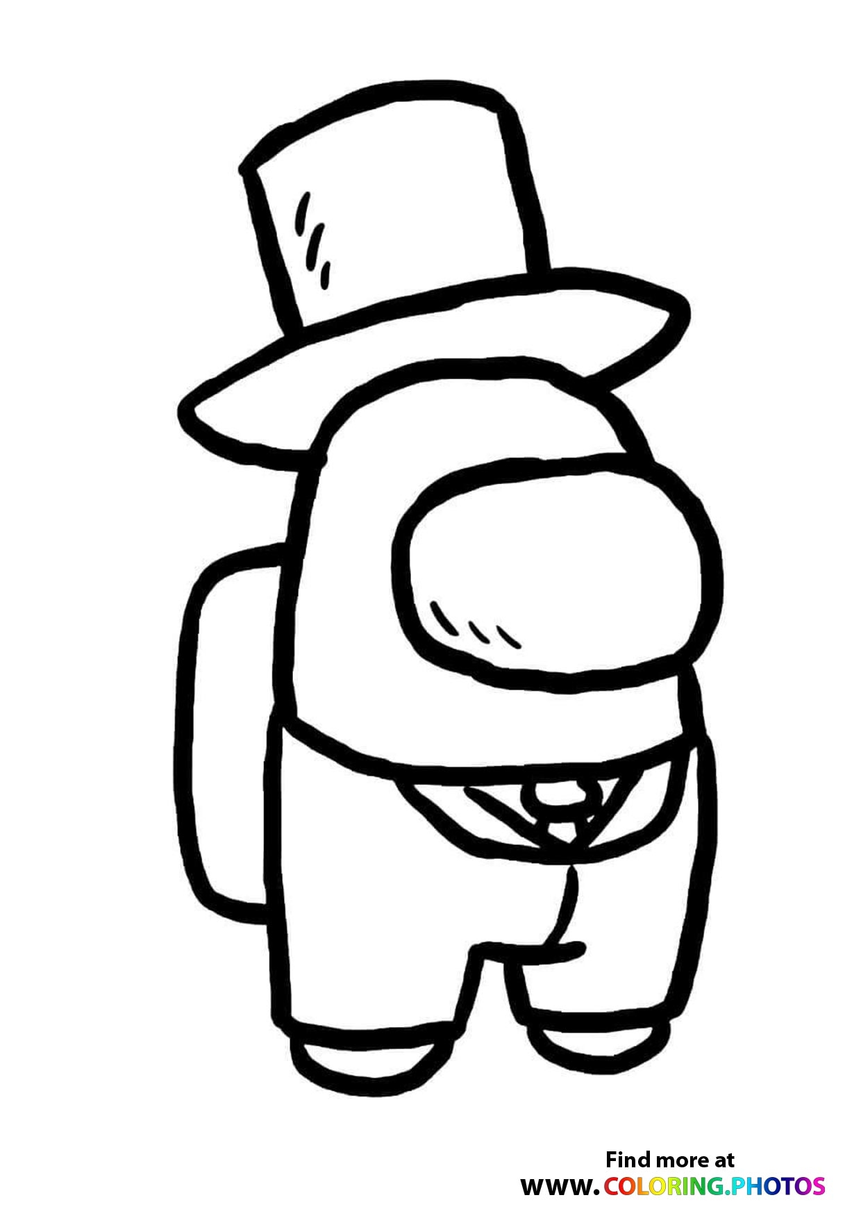 Among Us Coloring Pages Printable Free