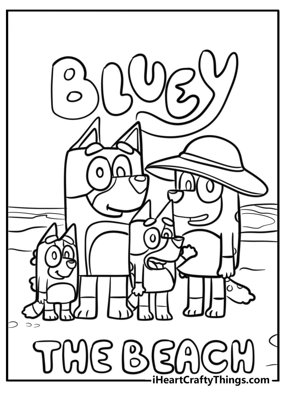 Bluey Coloring Pages 55 Free Printables For Kids Bluey Coloring Pages 55 Free Printables For Kids