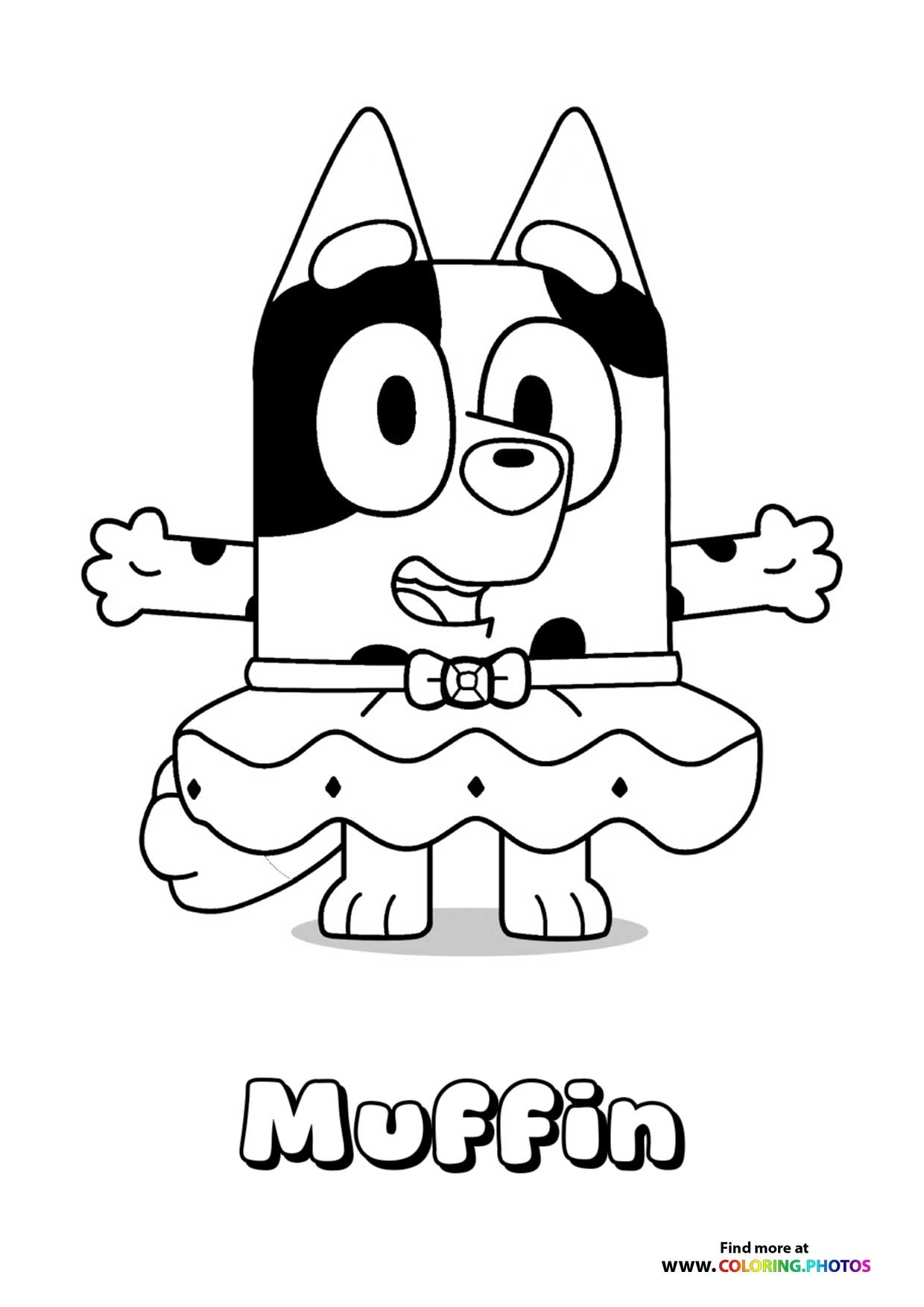 Blueys Family Coloring Pages For Kids Blueys Family Coloring Pages For Kids