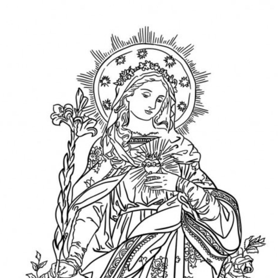 Catholic Coloring Pages And Drawing The Catholic Homeschool Catholic Coloring Pages And Drawing The Catholic Homeschool