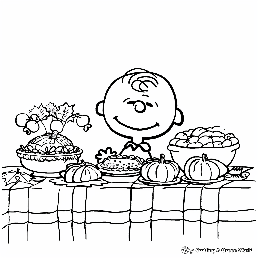 Printable Charlie Brown Halloween Coloring Pages