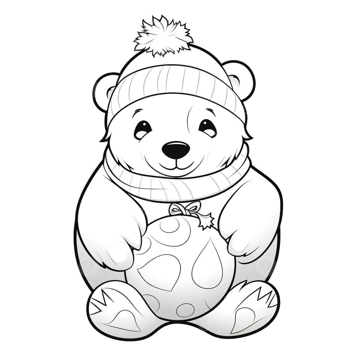 Free Polar Bear Coloring Pages
