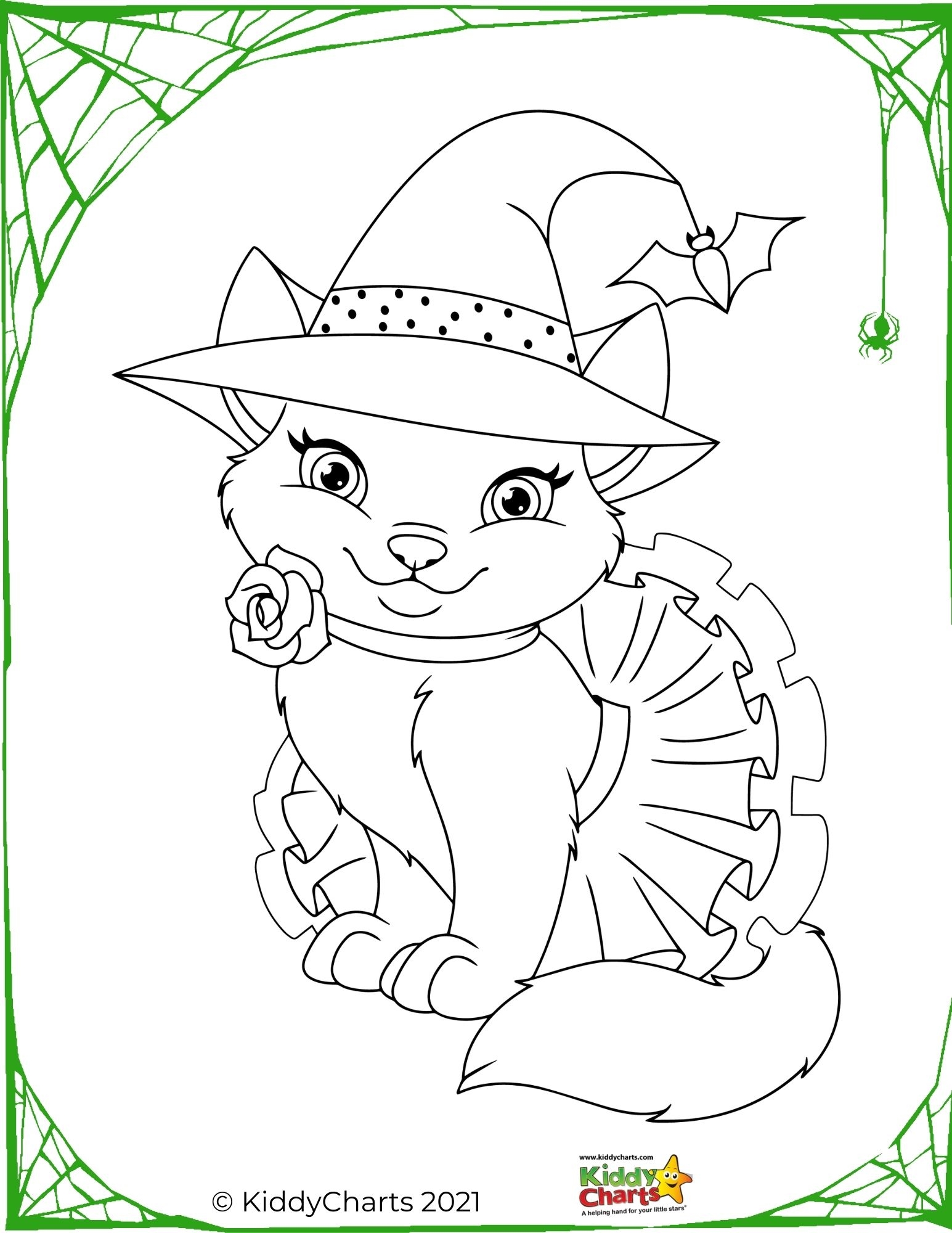 Cute Halloween Coloring Pages Coloring Book To Print KiddyCharts Shop Cute Halloween Coloring Pages Coloring Book To Print KiddyCharts Shop