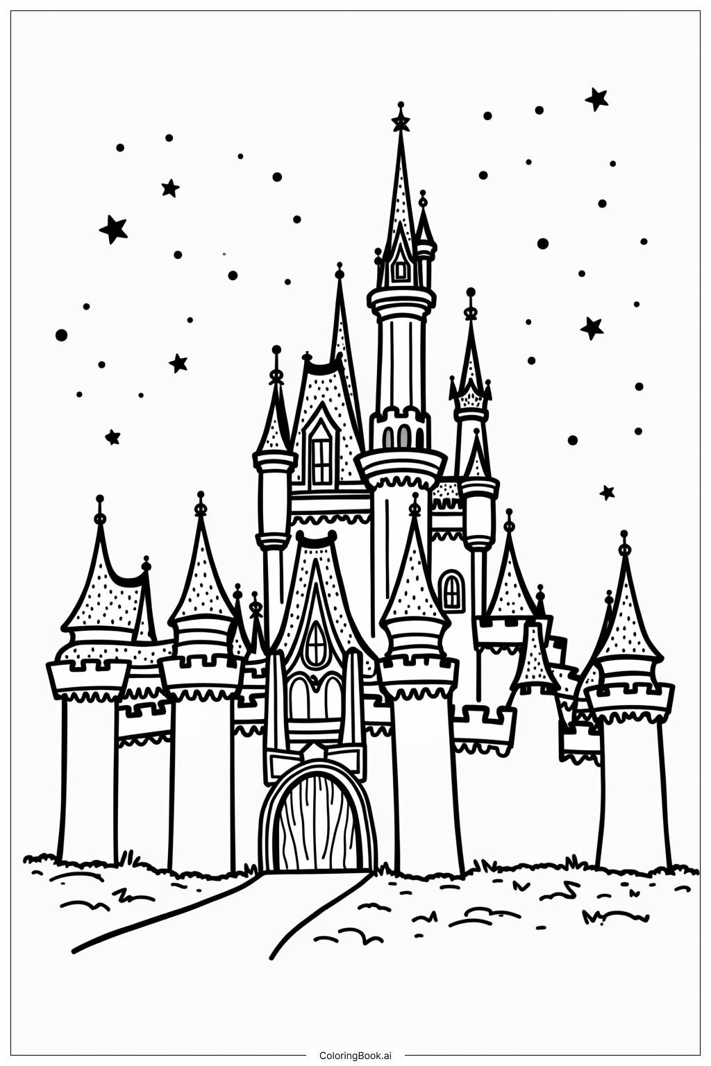 Free Printable Castle Coloring Pages