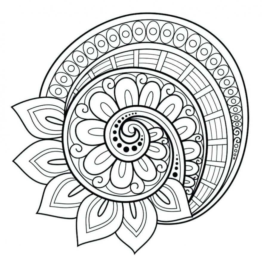 Flower Mandala Coloring Pages Printable Coloring Pages FREE Flower Mandala Coloring Pages Printable Coloring Pages FREE