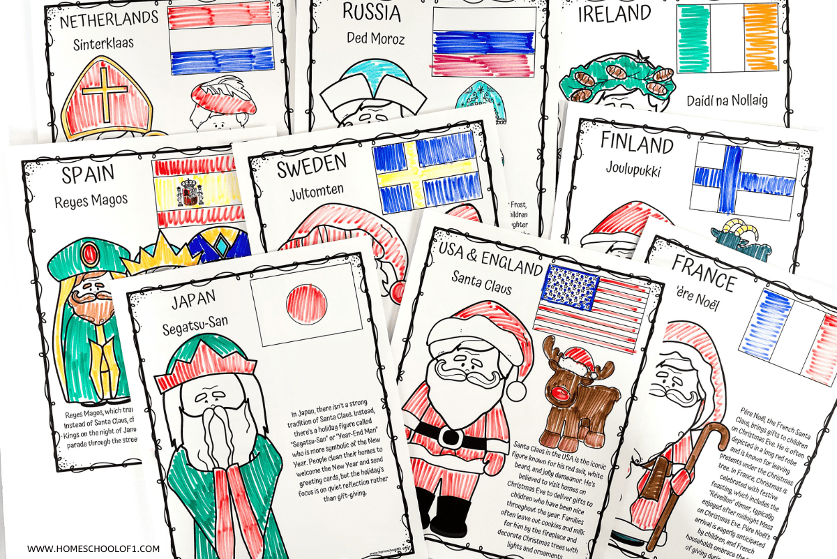 Free Christmas Around The World Coloring Pages Free Christmas Around The World Coloring Pages