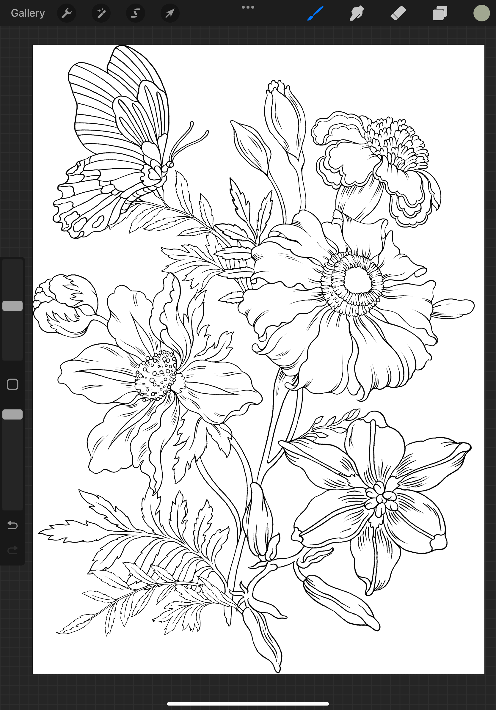 Free Coloring Pages For Procreate Flower Frenzy Edition Free Coloring Pages For Procreate Flower Frenzy Edition