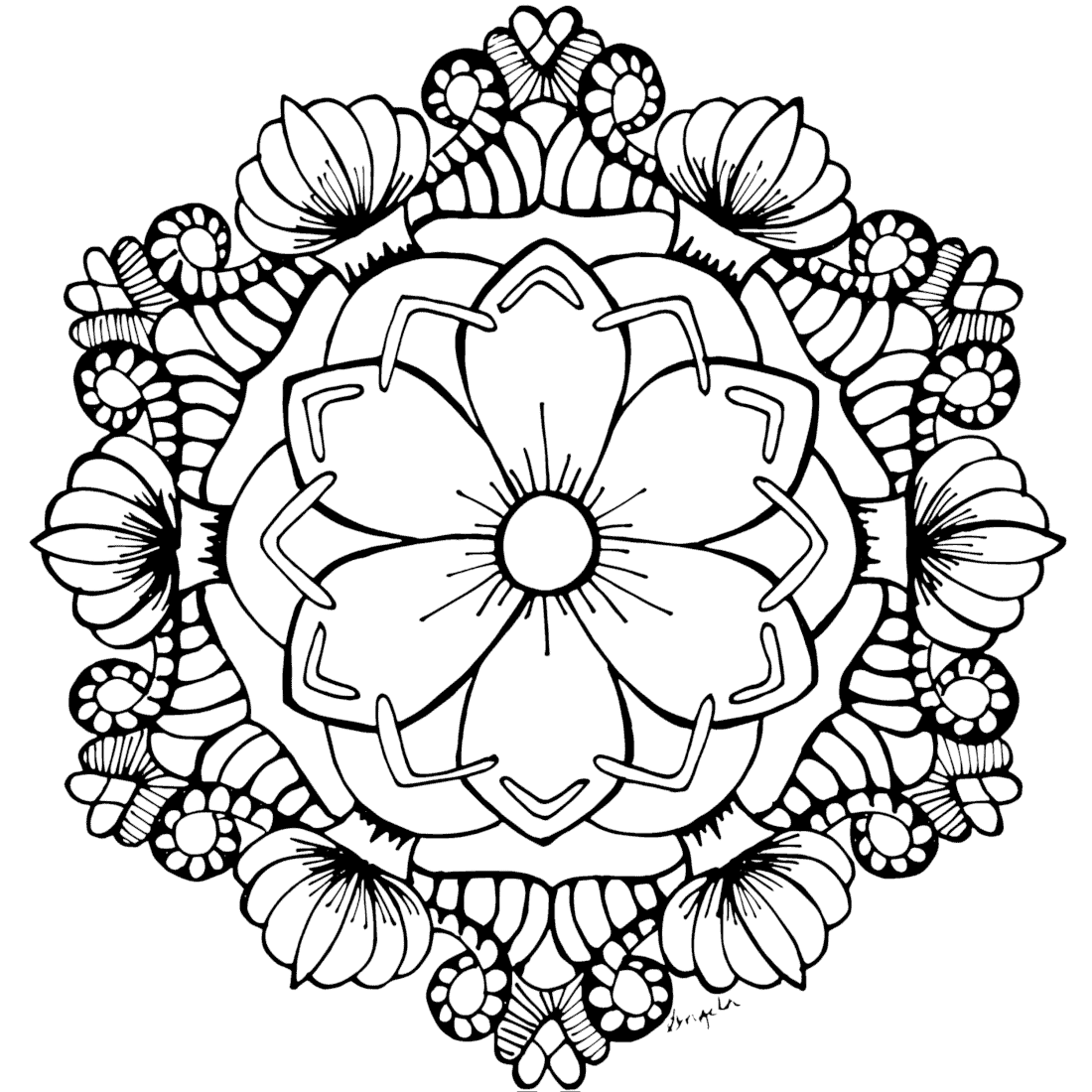 Free Coloring Pages For You To Print Monday Mandala Worksheets Library Free Coloring Pages For You To Print Monday Mandala Worksheets Library