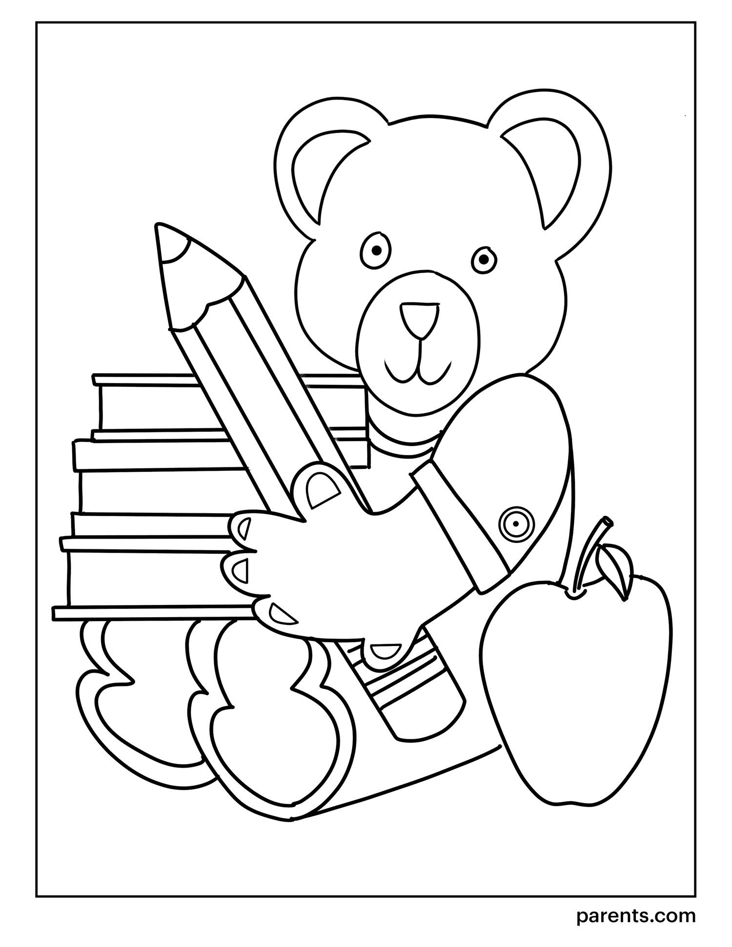 Printable First Day Of Preschool Coloring Pages