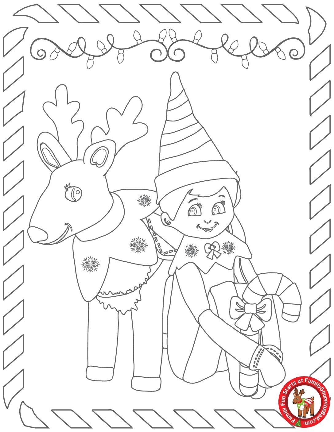 Free Printable Elf Coloring Pages And More Lil Shannie Free Printable Elf Coloring Pages And More Lil Shannie