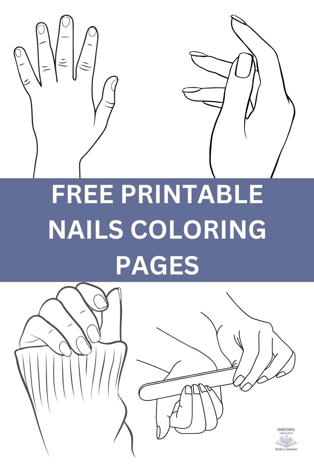 FREE Printable Nails Coloring Pages For Kids Or Fashion Homeschool Freebies And Giveaways FREE Printable Nails Coloring Pages For Kids Or Fashion Homeschool Freebies And Giveaways
