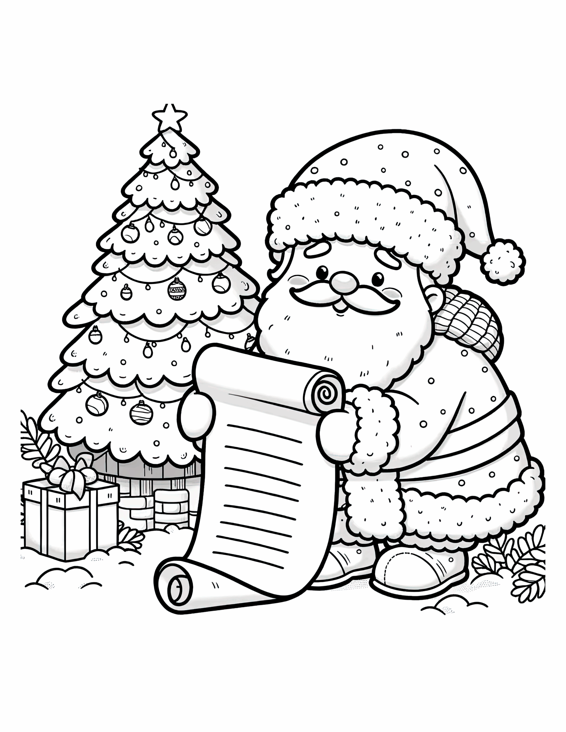 Free Printable Naughty Or Nice Santa Coloring Page For Kids And Adults Free Printable Naughty Or Nice Santa Coloring Page For Kids And Adults