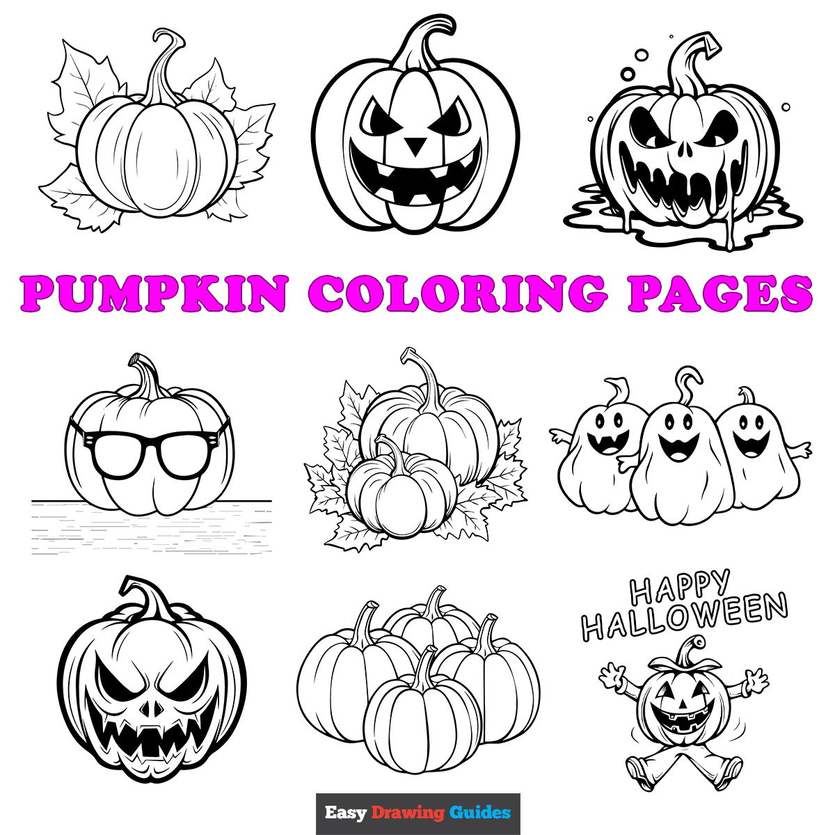 Free Printable Pumpkin Coloring Pages For Kids Free Printable Pumpkin Coloring Pages For Kids