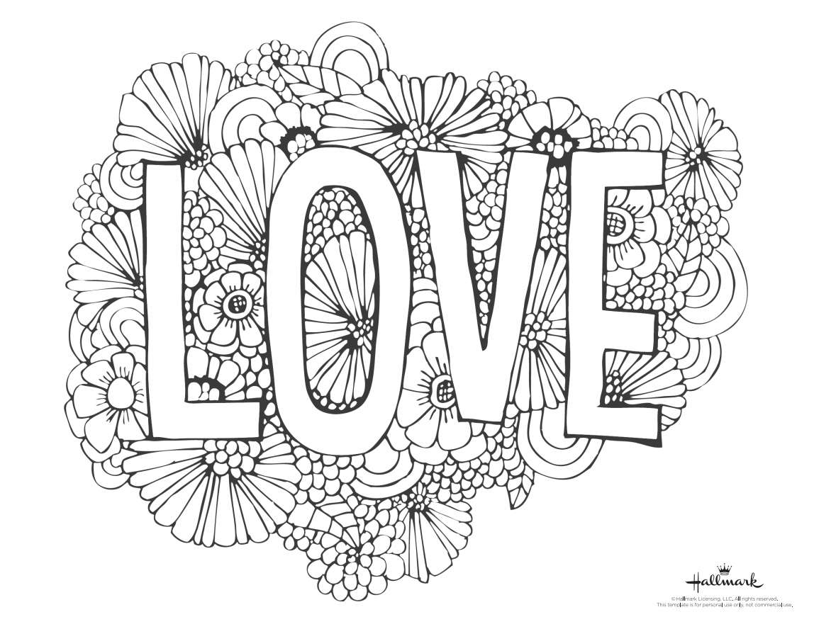Valentine's Coloring Pages Printable