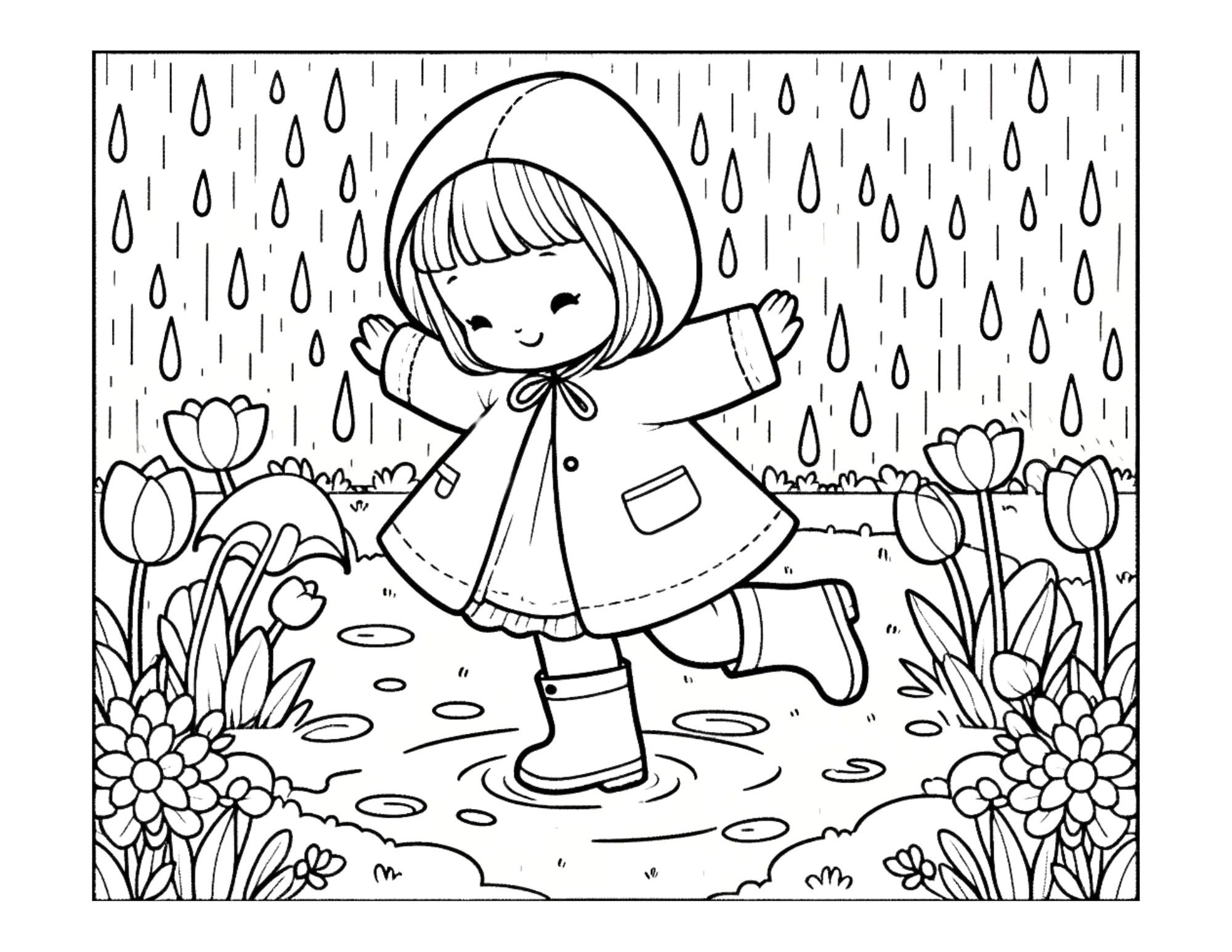 Free Spring Coloring Pages For Kids Free Spring Coloring Pages For Kids