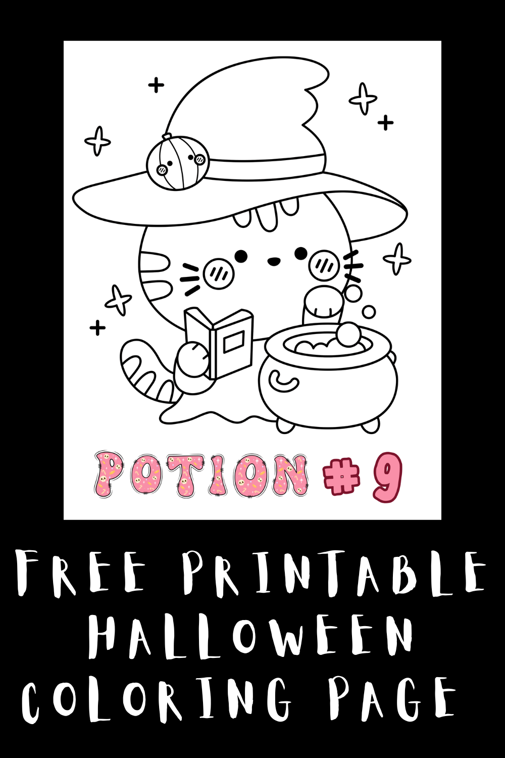 Cute Printable Halloween Coloring Pages
