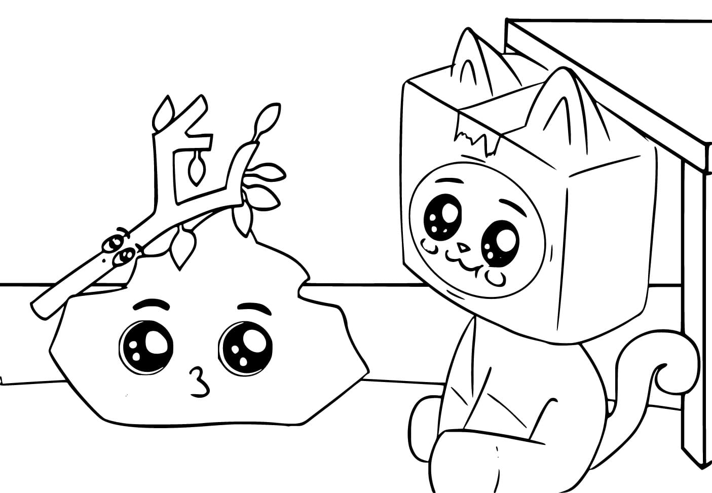 LankyBox Coloring Pages ColoringLib LankyBox Coloring Pages ColoringLib