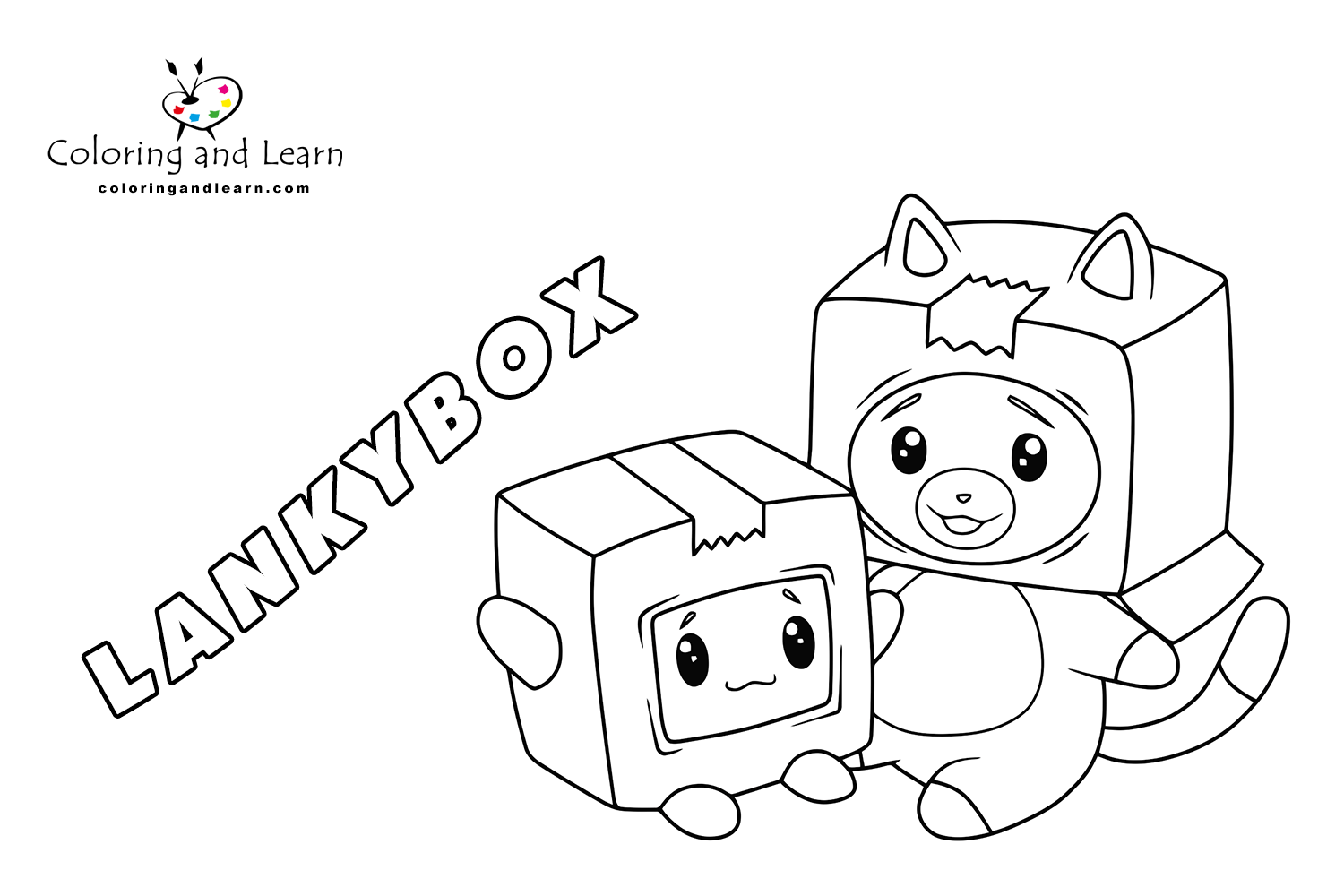 LankyBox Coloring Pages FREE 2025 Coloring And Learn LankyBox Coloring Pages FREE 2025 Coloring And Learn