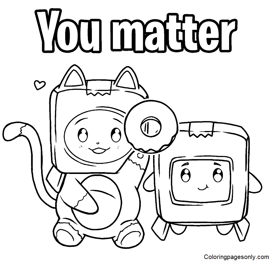 LankyBox Coloring Pages Printable For Free Download LankyBox Coloring Pages Printable For Free Download