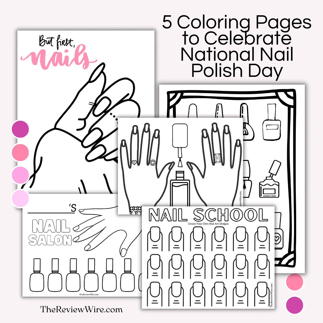 Nails Coloring Pages Printable Nails Coloring Pages Printable