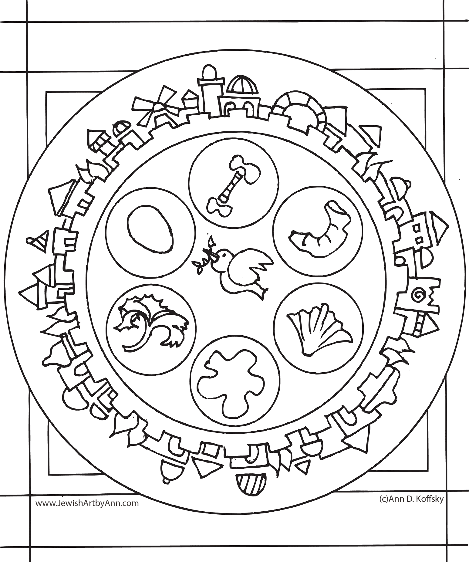 Passover Coloring Pages Printable For Free Download Passover Coloring Pages Printable For Free Download