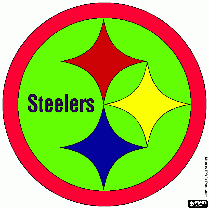 Pittsburgh Stee Coloring Page Printable Pittsburgh Stee