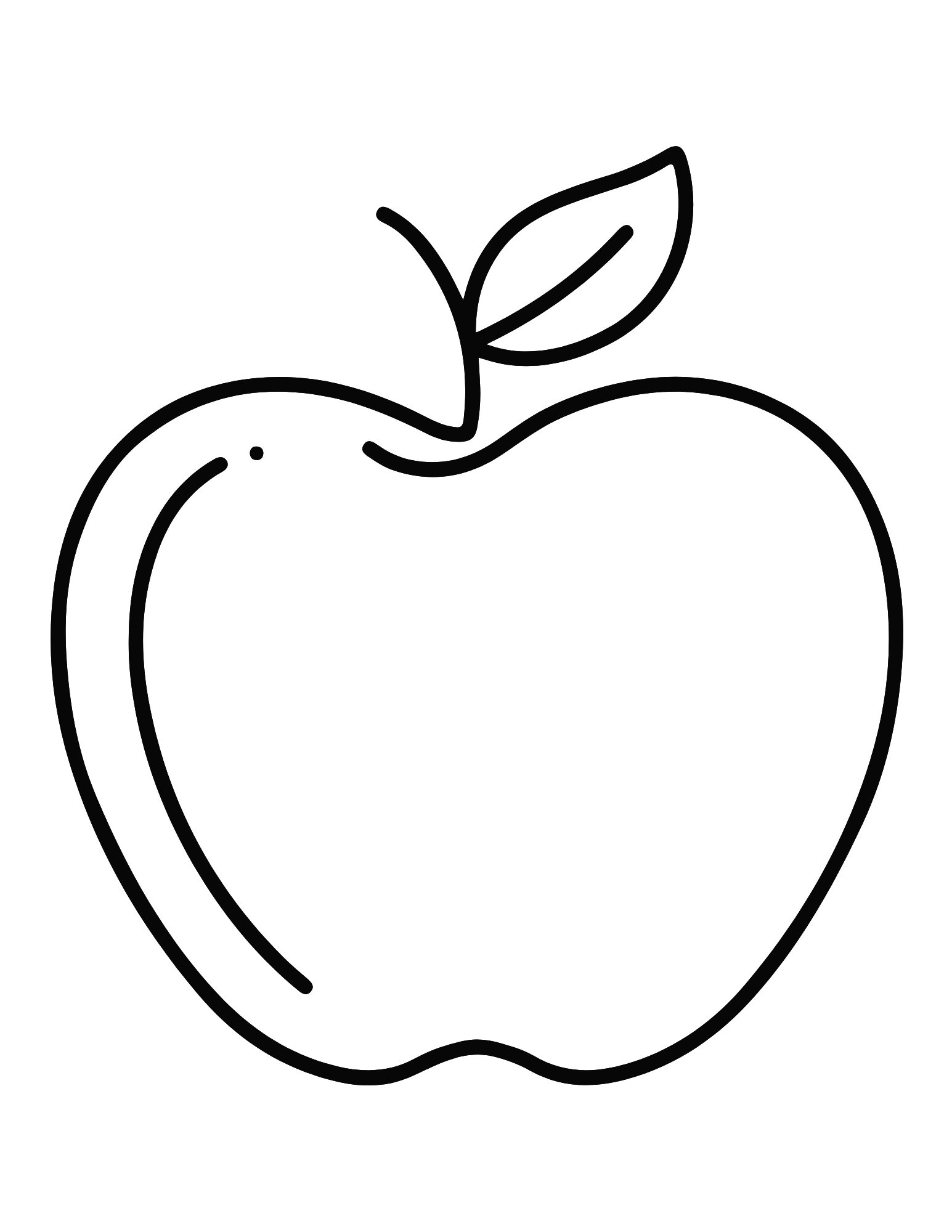 Printable Apple Coloring Page Fall Printable Color Sheet Printable Apple Coloring Page Fall Printable Color Sheet