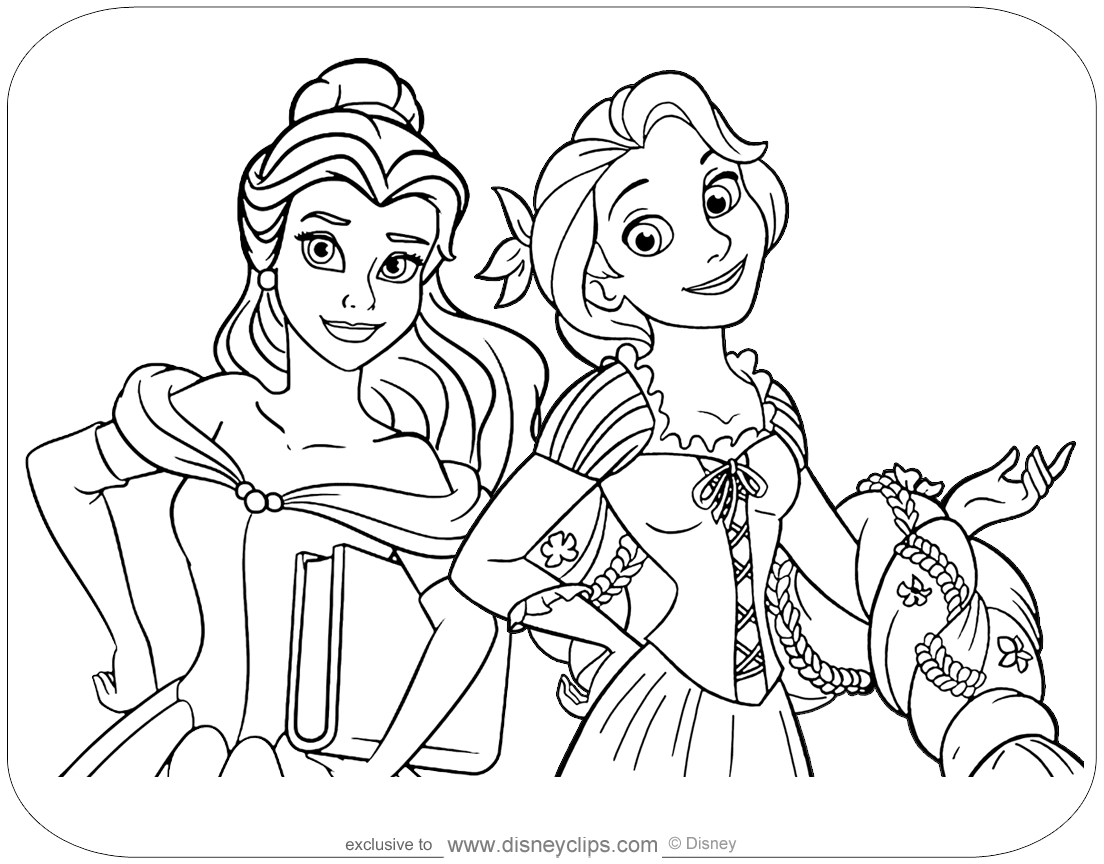 Printable Disney Princess Coloring Pages Disneyclips Printable Disney Princess Coloring Pages Disneyclips