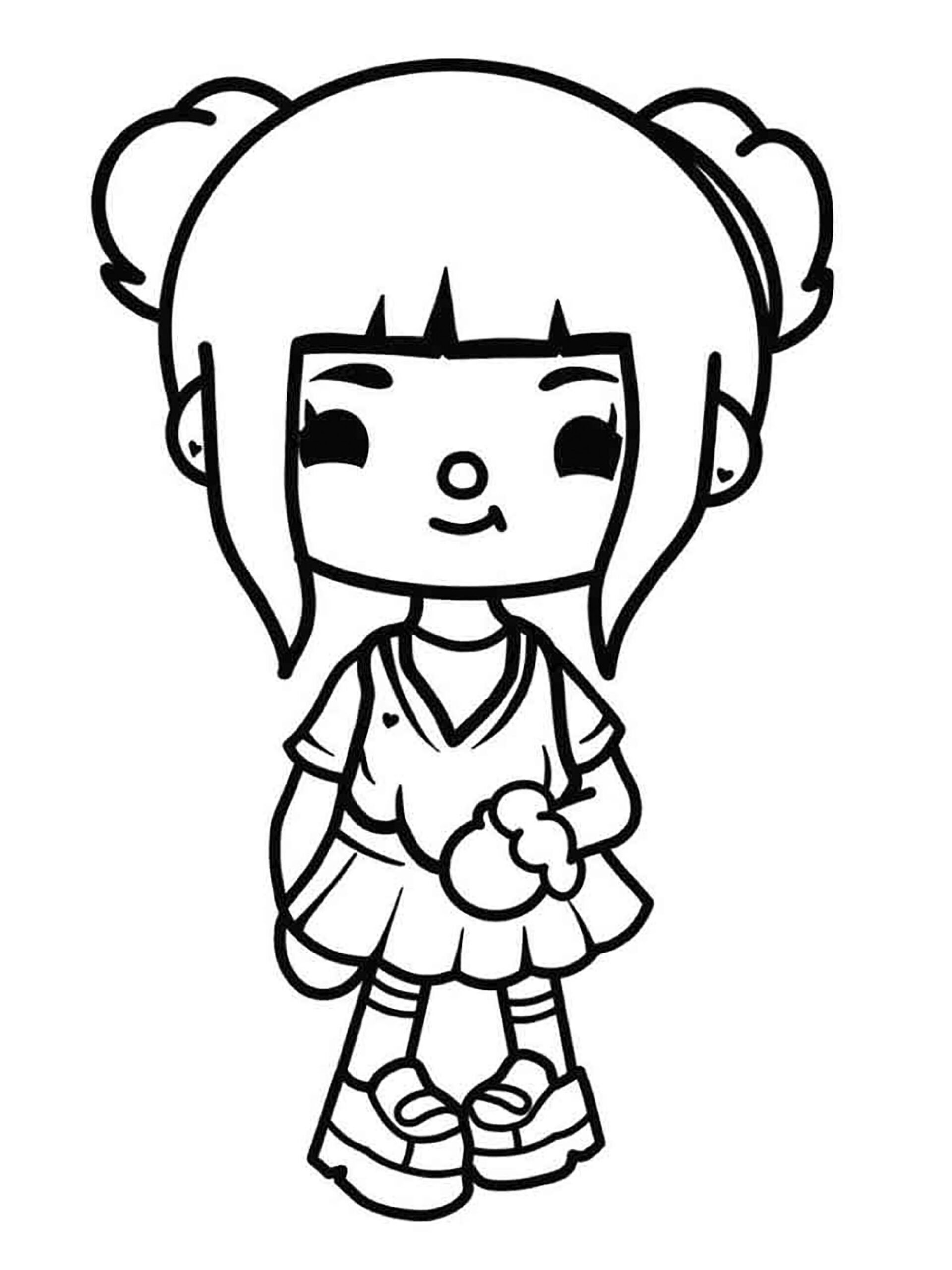 Toca Boca Coloring Pages Printable Toca Boca Coloring Pages Printable