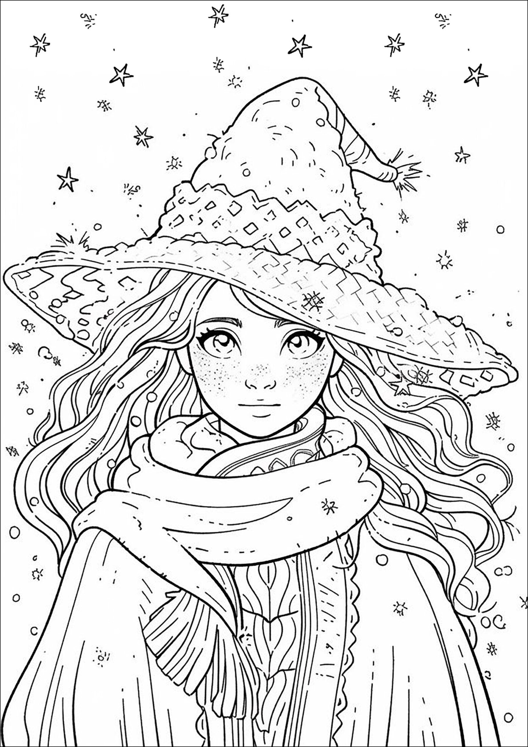 Printable Witch Coloring Pages For Adults Printable Witch Coloring Pages For Adults
