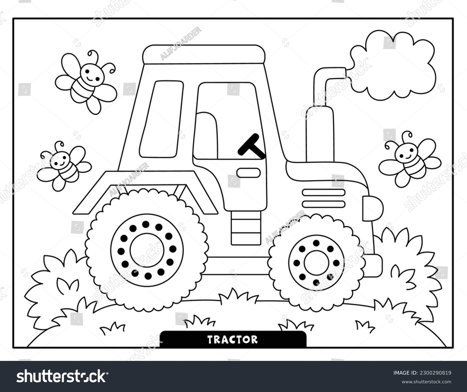 Tractor Coloring Pages Printable