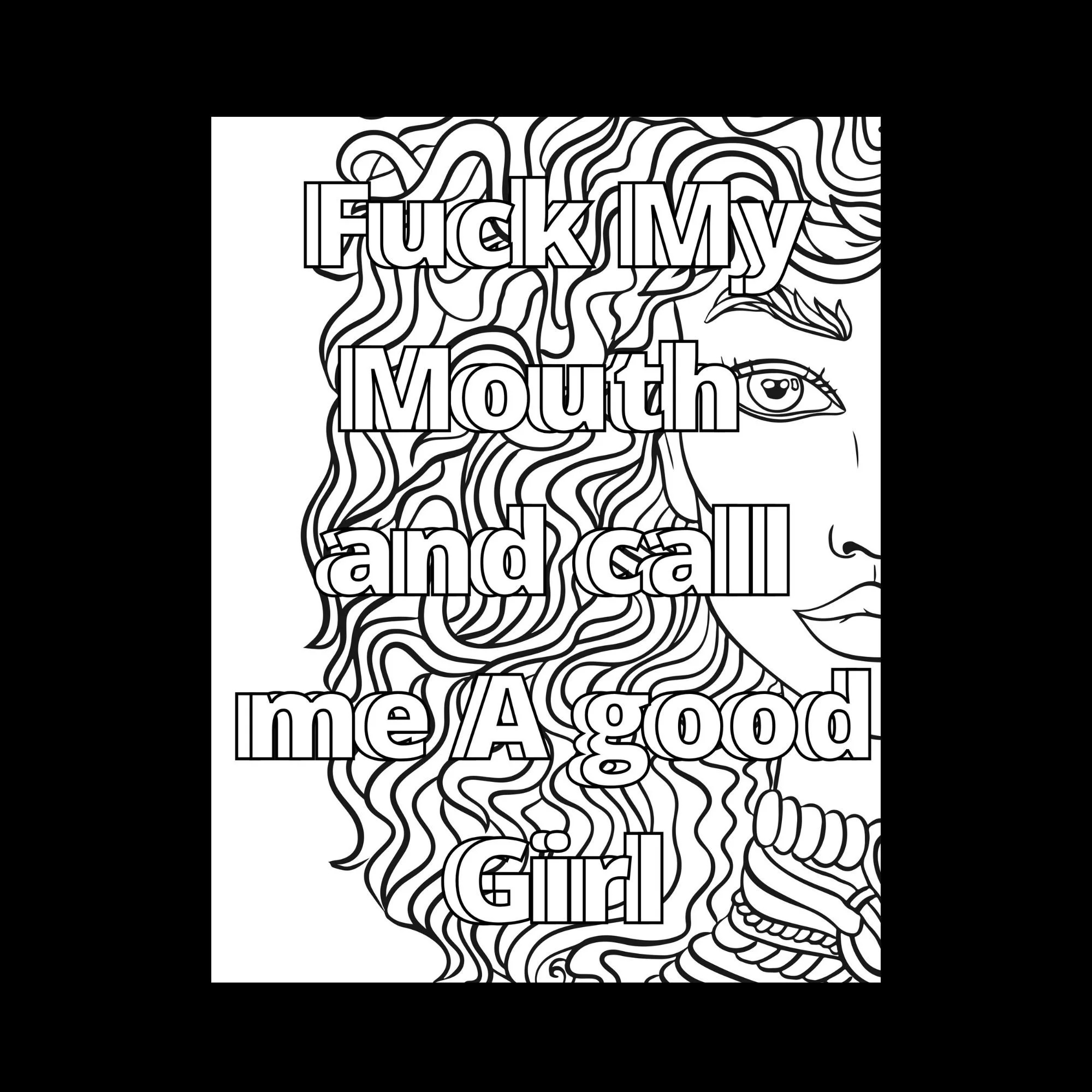 10 Naughty Adult Digital Coloring Pages Geometric Mandala 