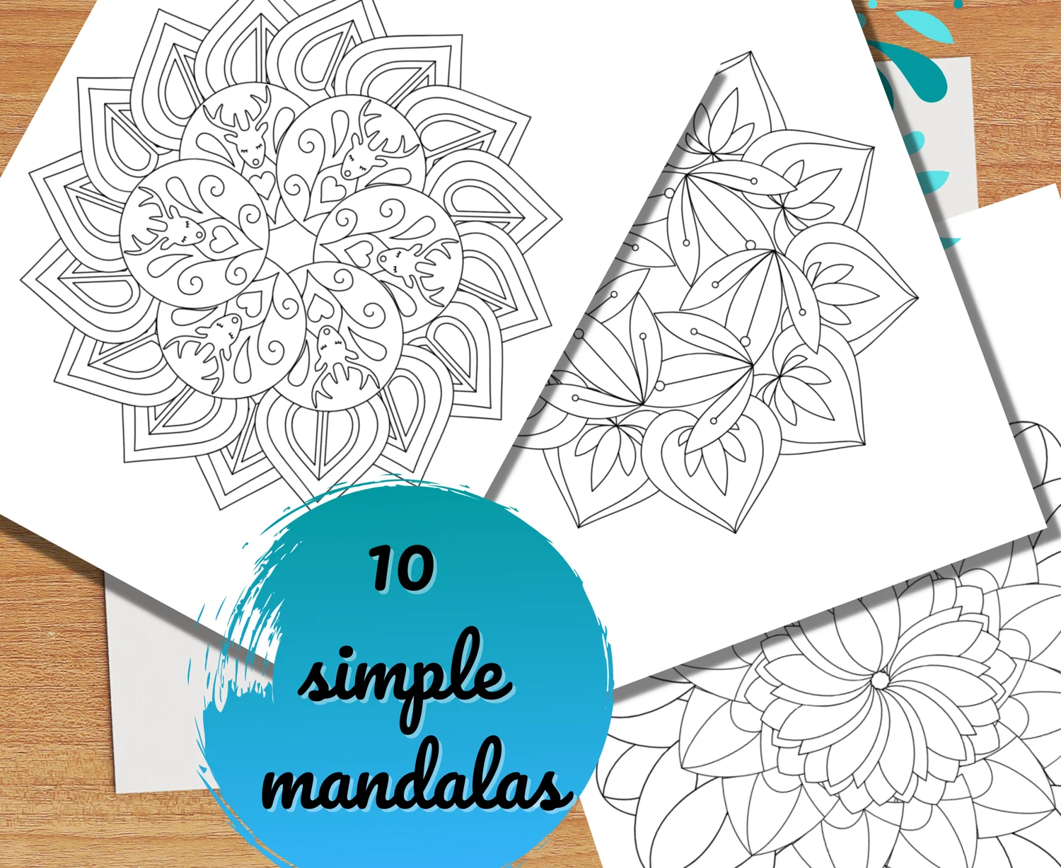 10 Simple Mandala Coloring Pages For Adults And Elderly Printable Mandalas Relaxation Meditation Stress Relief Adult Coloring Book 10 Simple Mandala Coloring Pages For Adults And Elderly Printable Mandalas Relaxation Meditation Stress Relief Adult Coloring Book