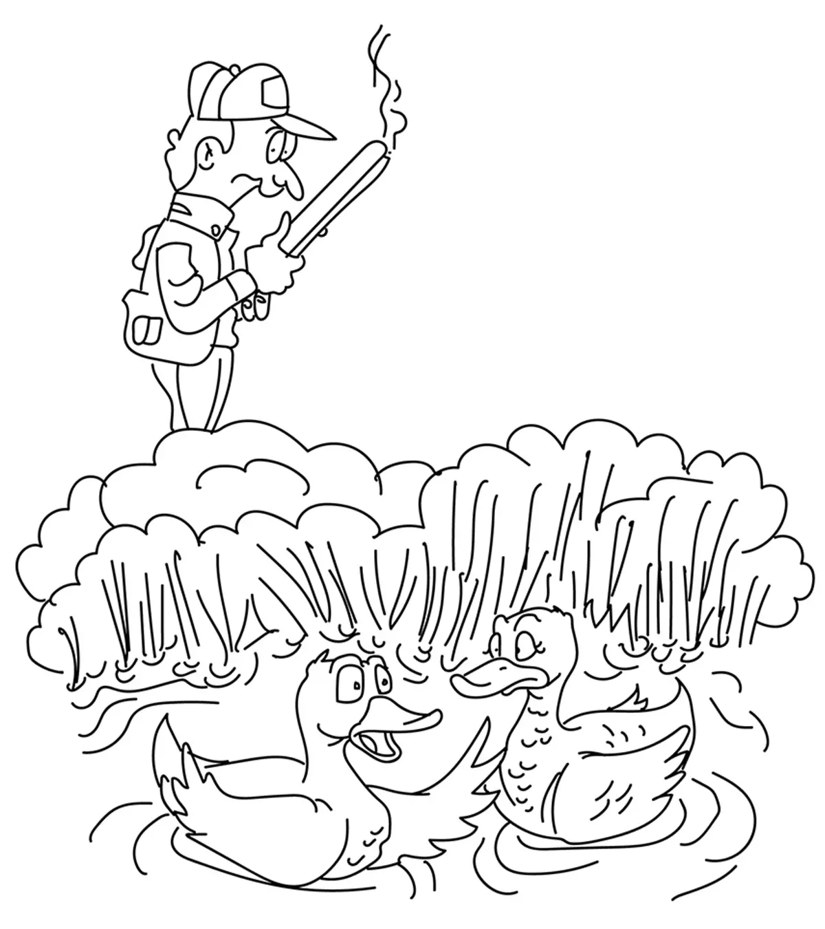 10 Wildlife Hunting Coloring Pages For Your Naughty Kids 10 Wildlife Hunting Coloring Pages For Your Naughty Kids