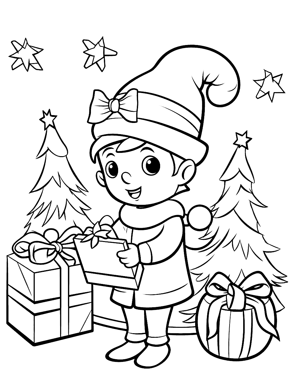 100 Christmas Coloring Pages Printable Sheets
