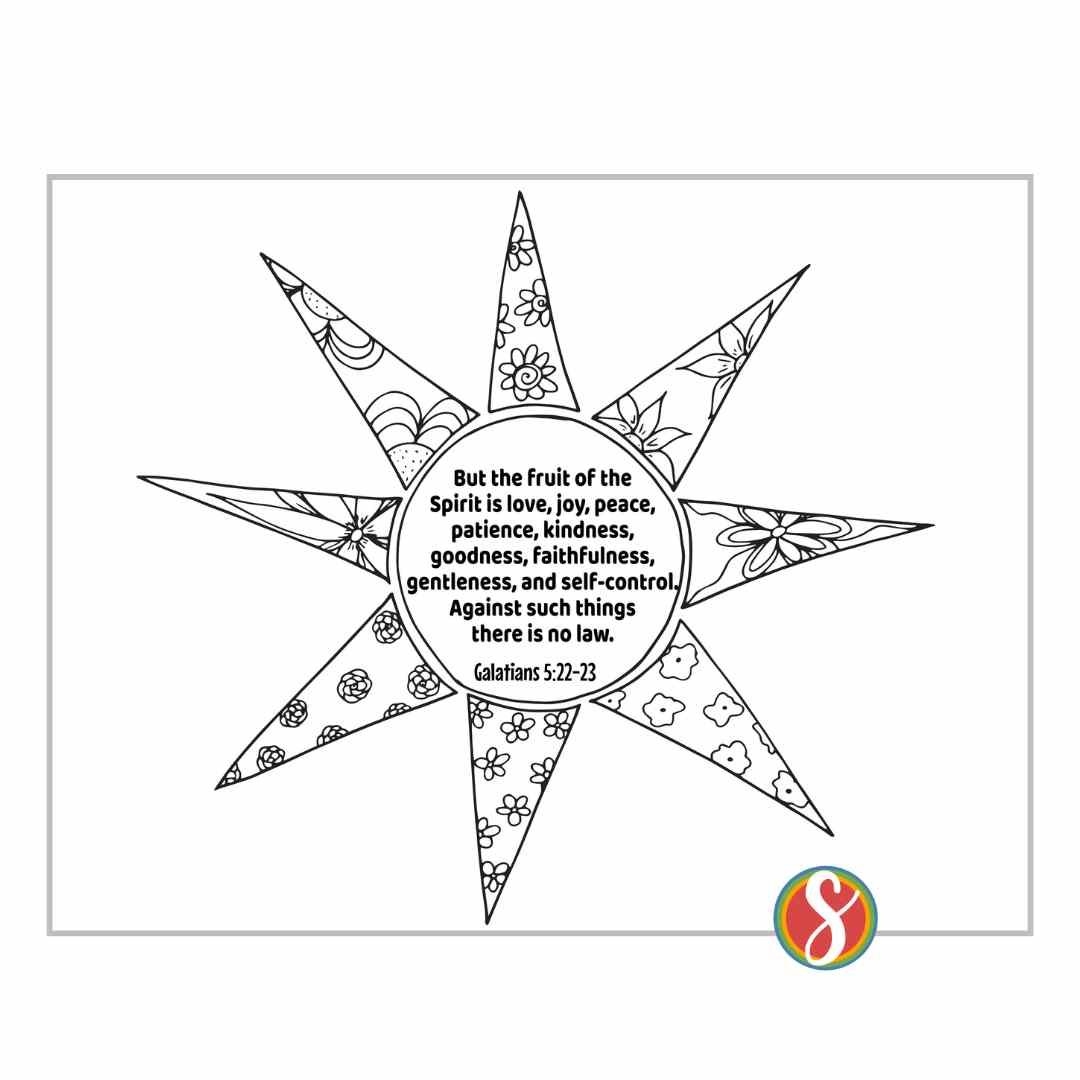 100 Free Fruit Of The Spirit Coloring Pages Stevie Doodles