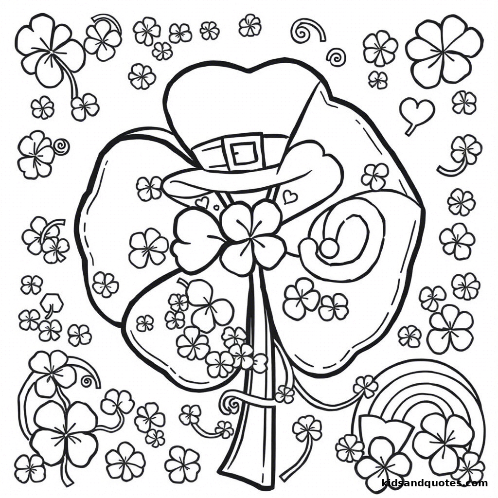 11 Must have Shamrock Coloring Pages free Printables To Download 