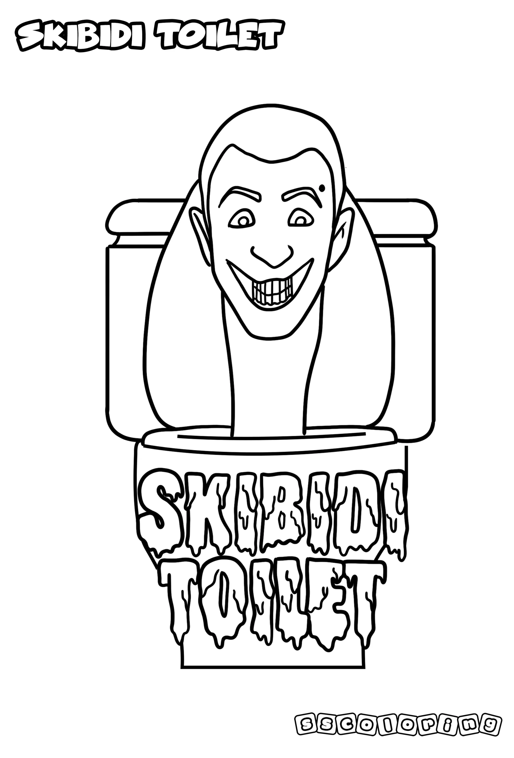 Skibidi Toilet Coloring Pages Free Skibidi Toilet Coloring Pages Free