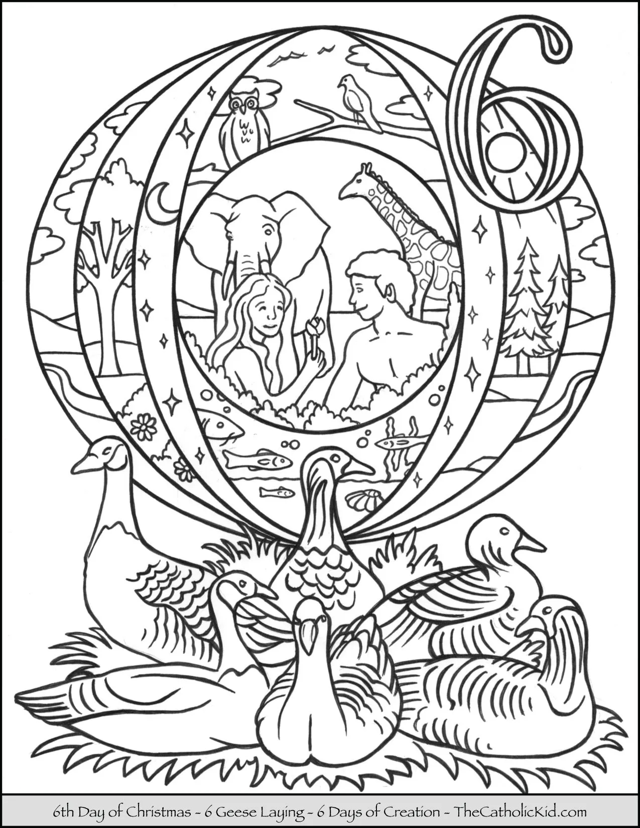 Free Printable 12 Days Of Christmas Coloring Pages