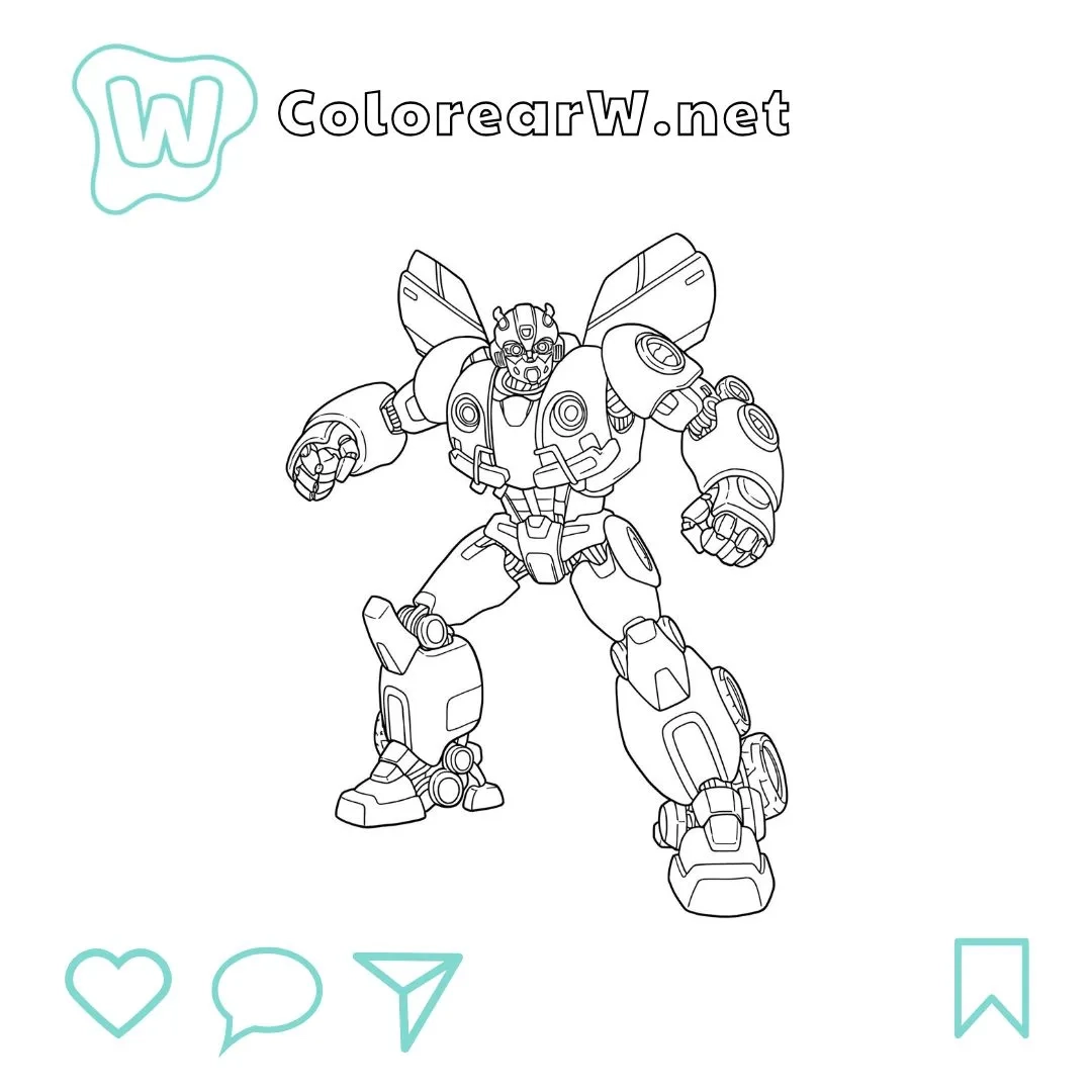 13 Bumblebee Coloring Pages Printable PDF Pages
