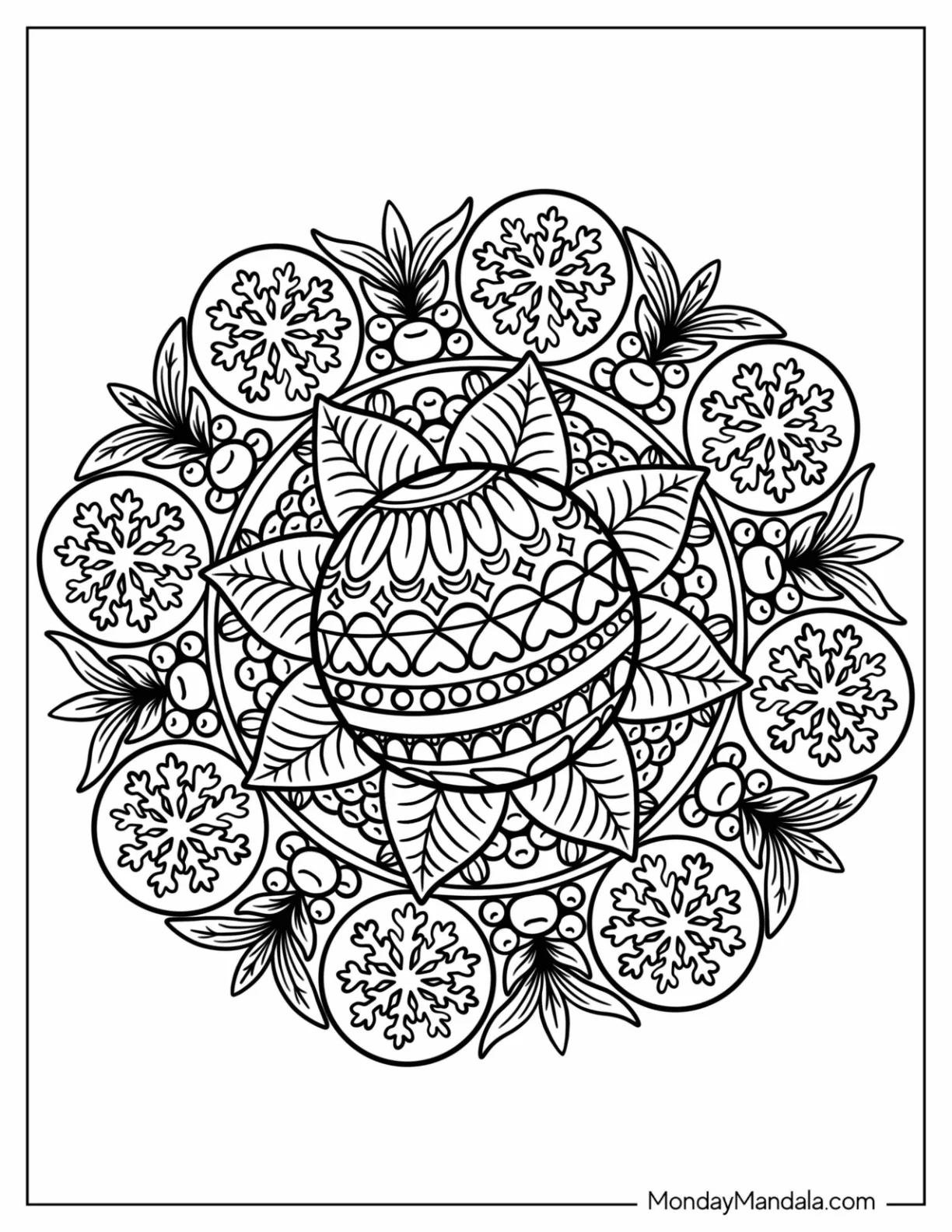 14 Christmas Mandala Coloring Pages Free PDF Printables 14 Christmas Mandala Coloring Pages Free PDF Printables
