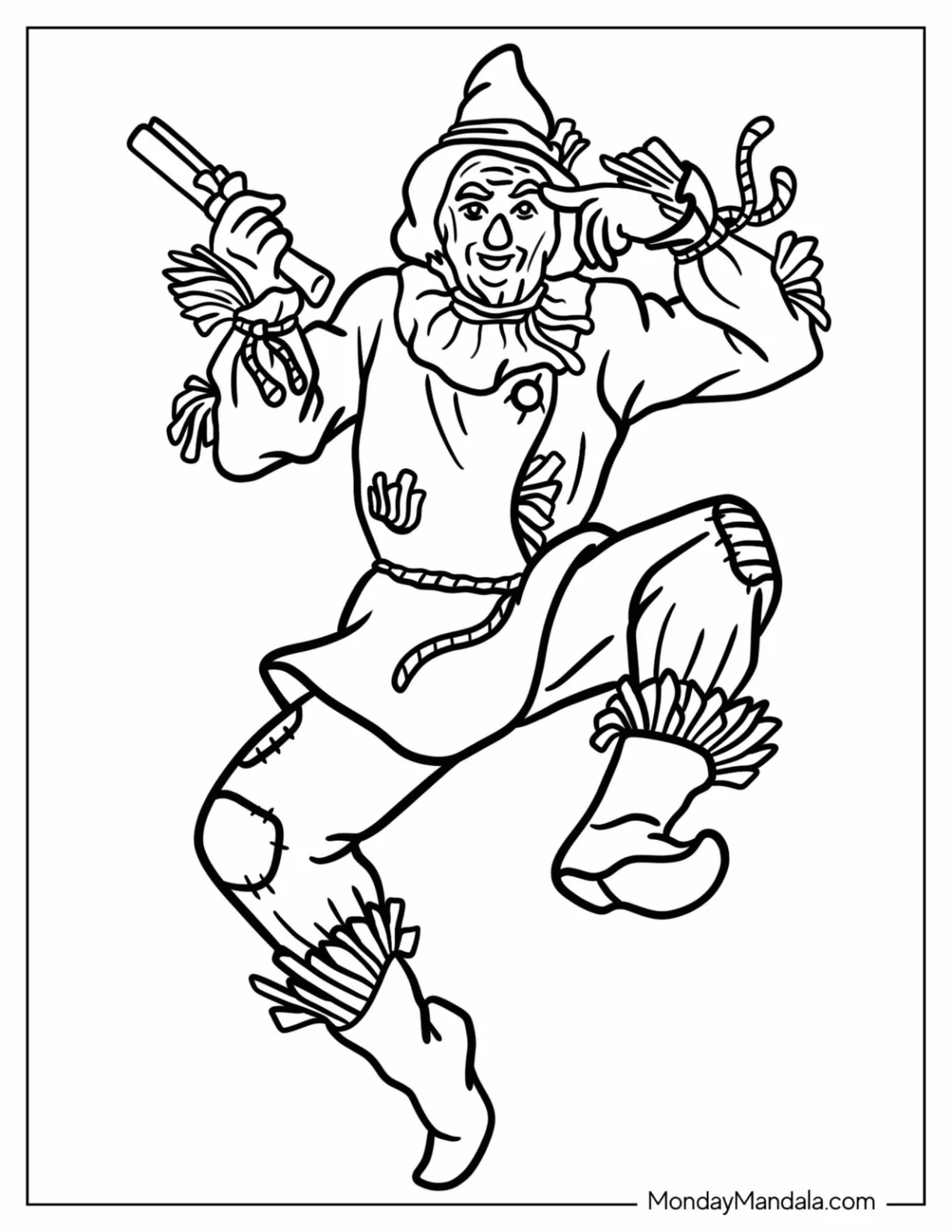 14 Scarecrow Coloring Pages Free PDF Printables 14 Scarecrow Coloring Pages Free PDF Printables
