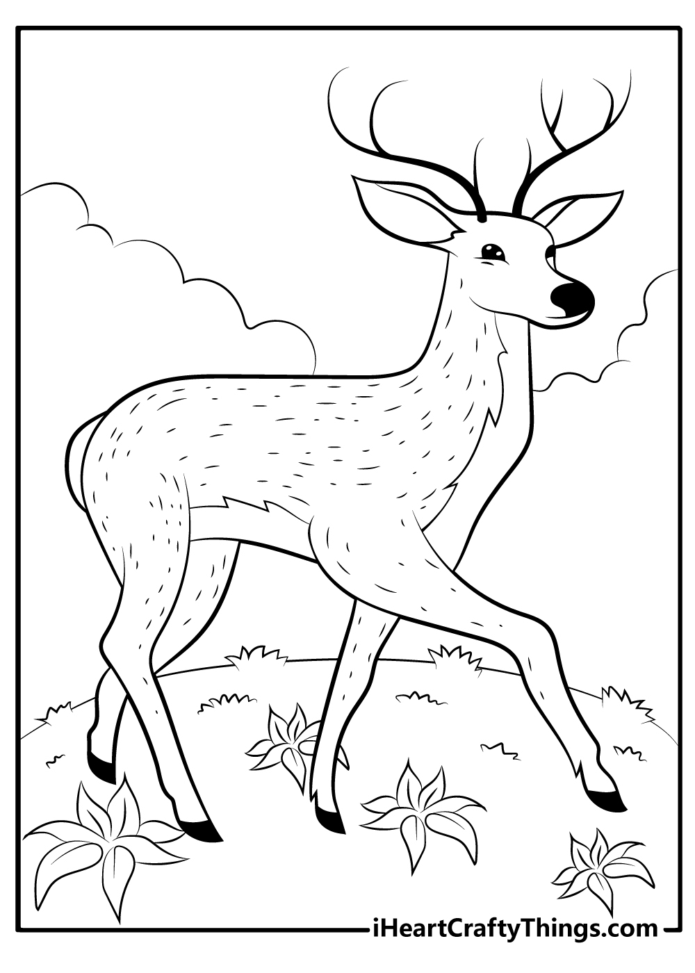 15 Deer Coloring Pages 100 Free Printables 15 Deer Coloring Pages 100 Free Printables