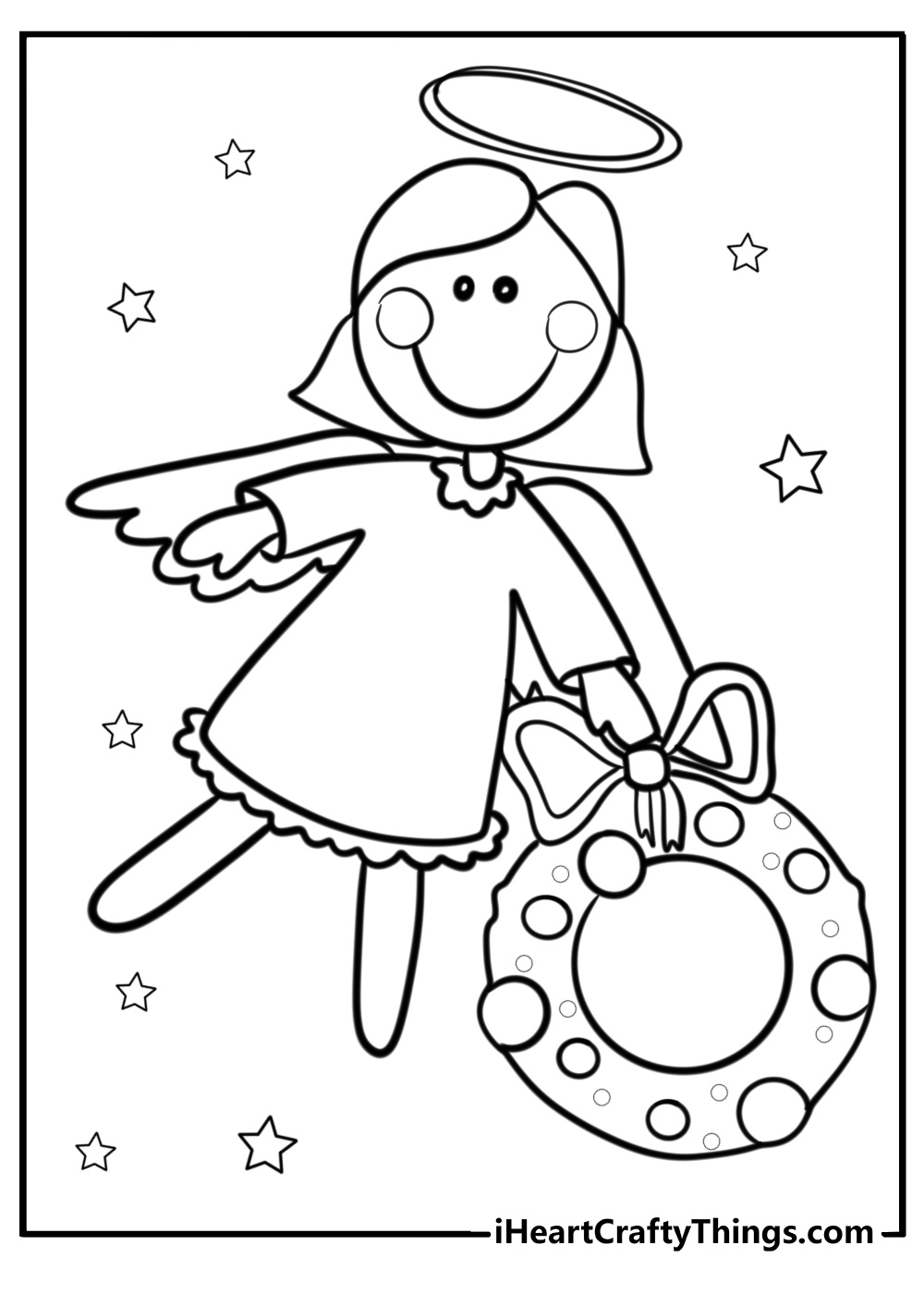15 New Christmas Angel Coloring Pages Printable Free PDF 15 New Christmas Angel Coloring Pages Printable Free PDF