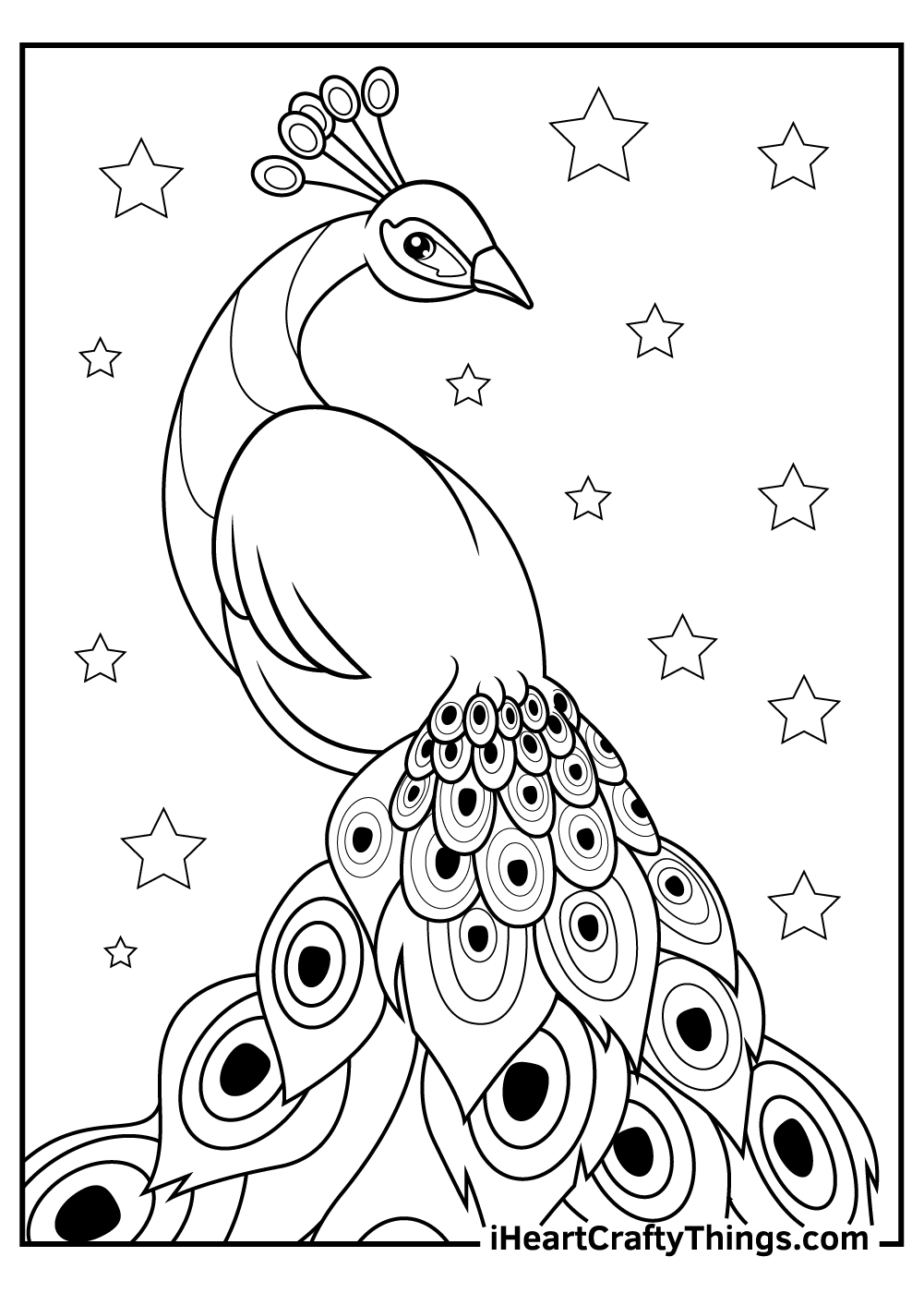15 Peacock Coloring Pages 100 Free Printables 15 Peacock Coloring Pages 100 Free Printables